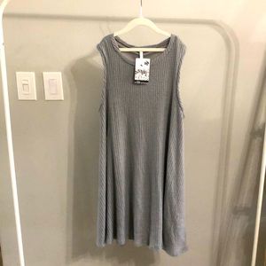 Knit Shift Dress (grey)